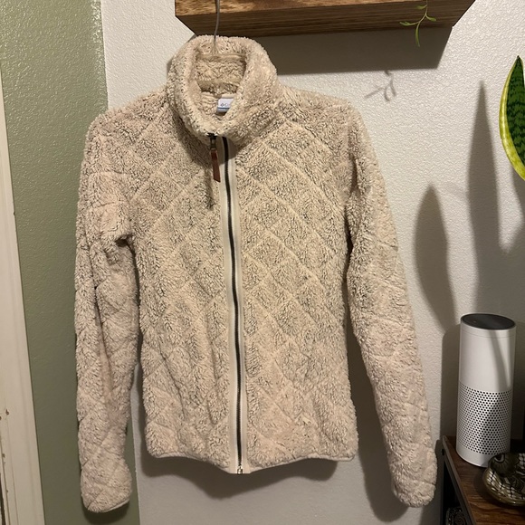 Beige Columbia Zipup Jacket - Picture 1 of 4